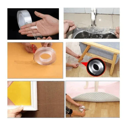 Cinta Doble Faz Lavable y Reutilizable - COMPRA 1 Y LLÉVATE 2